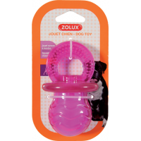 Zolux Dog Toy TPR Pacifier Pop 10cm Pink