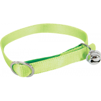 Zolux Nylon Cat Collar With Bell Light Green