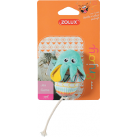 Zolux Turquoise Cat Kali Toy Mouse With Catnip