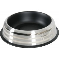 Zolux Pet Dish Merenda Stainless Steel Black 225ml